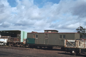 1<sup>st</sup> September 1985,Pichi Richi Railway guards van 123 