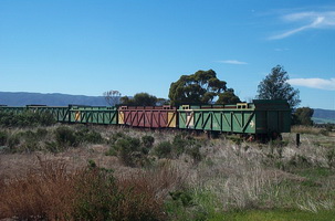 9.8.2002 Port Pirie - AOKF 1079, AOJF 2096 & AOKF 1048 coal wagon