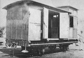 NHS brake van, circa 1915