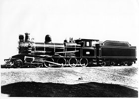 11.10.1934 - loco SAR T203 as liveried for Royal Train