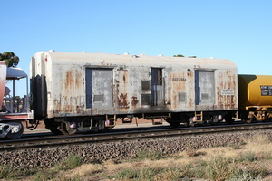 27.7.2006 - Former SAR brakevan 8365 now OPC 381M on the  Loongana Lime train used as a store vehicle