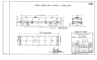 NTB Bogie Water Tank Wagon