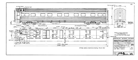 ARL 1st Class Twinette Sleeping Car